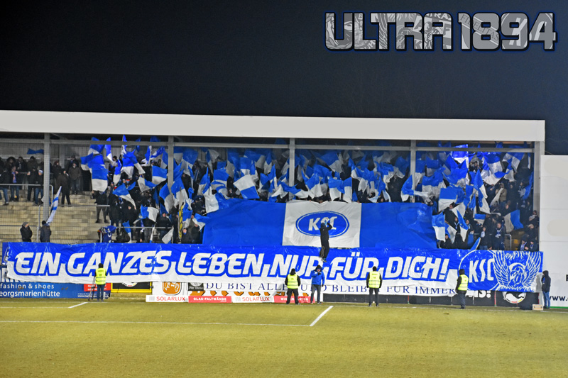 Karlsruhe Choreo in Lotte - Karlsruher SC | Choreo