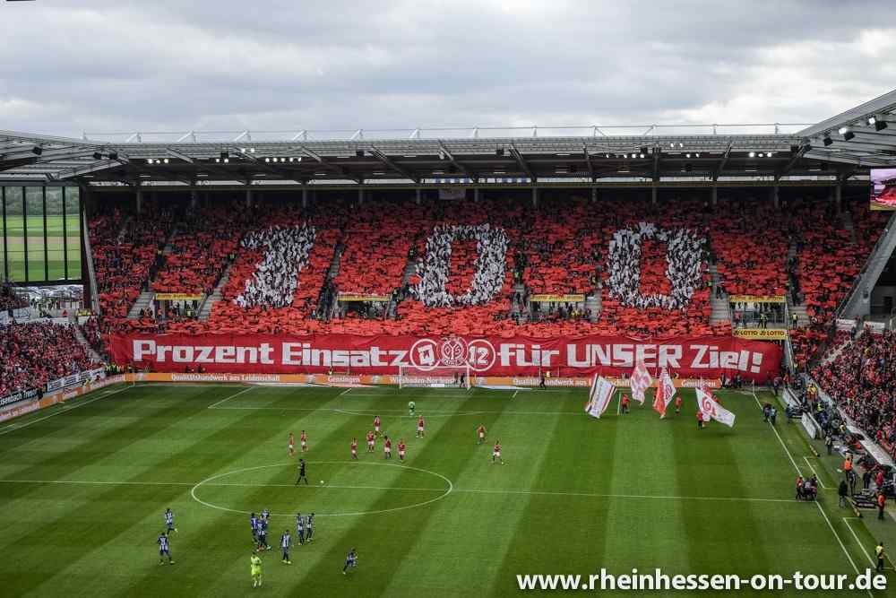 Mainz Choreo gegen Berlin - 1. FSV Mainz 05 e.V. | Choreo