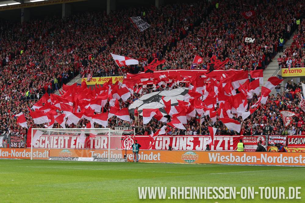 Mainz Choreo gegen Leverkusen - 1. FSV Mainz 05 e.V. | Choreo