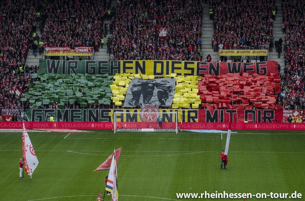 Mainz Choreo gegen Schalke - 1. FSV Mainz 05 e.V. | Choreo