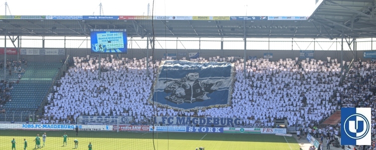 Magdeburg Choreo gegen 1860 München - 1. FC Magdeburg | Choreo - Bild 1