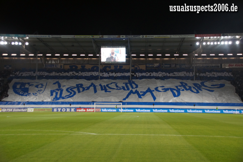 Magdeburg Choreo gegen Darmstadt 98 - 1. FC Magdeburg | Choreo