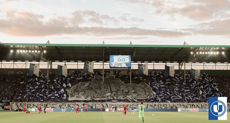 Magdeburg Choreo gegen Frankfurt - 1. FC Magdeburg | Choreo