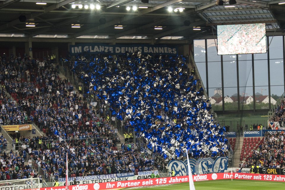 Schalke Choreo in Mainz - FC Schalke 04 e.V. | Choreo