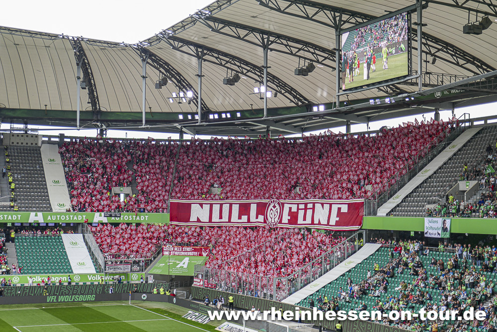 Mainz Choreo in Wolfsburg - 1. FSV Mainz 05 e.V. | Choreo