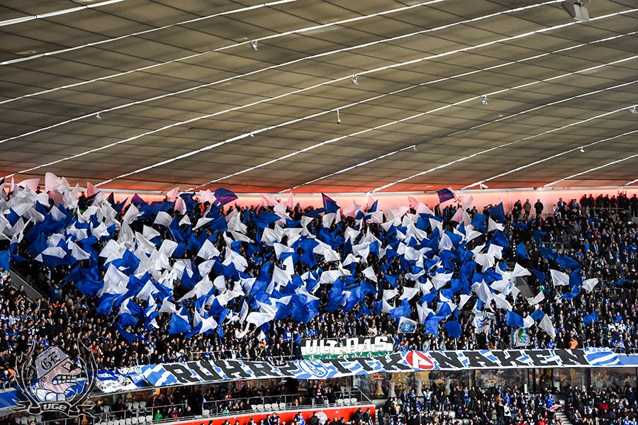 Schalke Choreo in München - FC Schalke 04 e.V. | Choreo