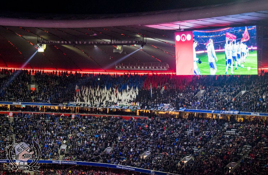Schalke Choreo in München - FC Schalke 04 e.V. | Choreo