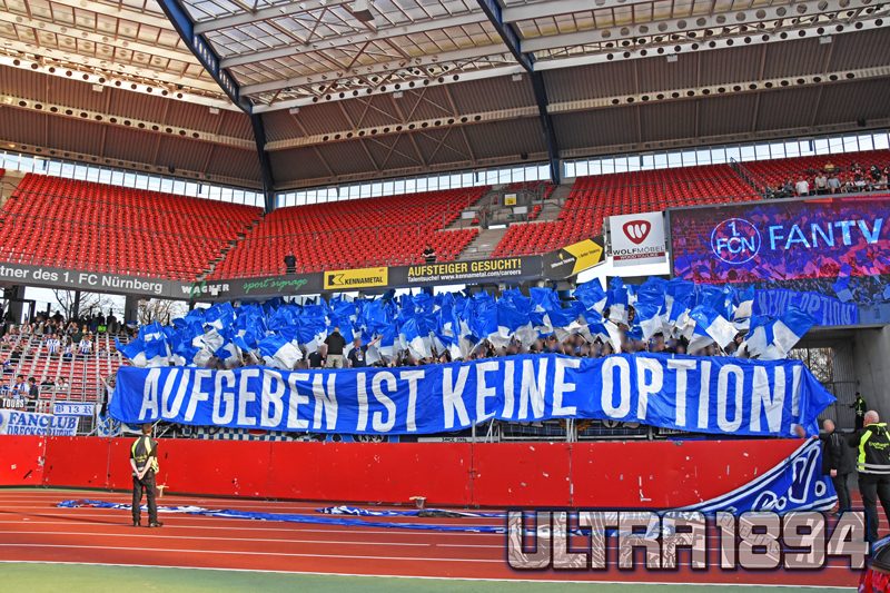 Karlsruhe Choreo in Nürnberg - Karlsruher SC | Choreo