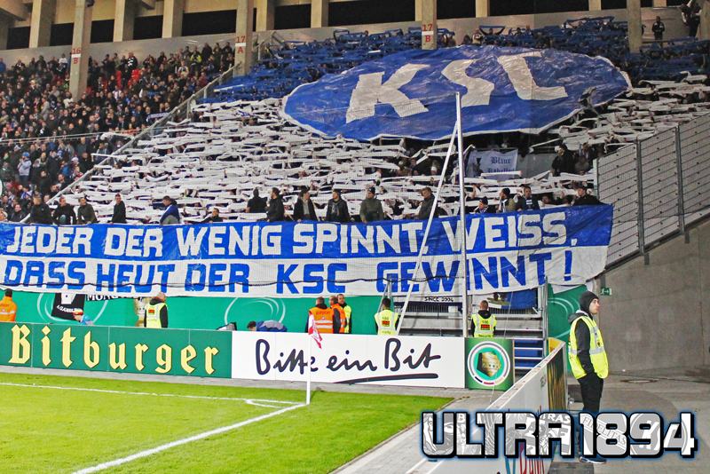 Karlsruhe Choreo in Offenbach - Karlsruher SC | Choreo