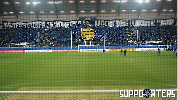 Paderborn Choreo gegen Bayern München