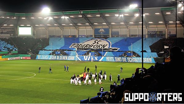 Paderborn Choreo gegen Ingolstadt