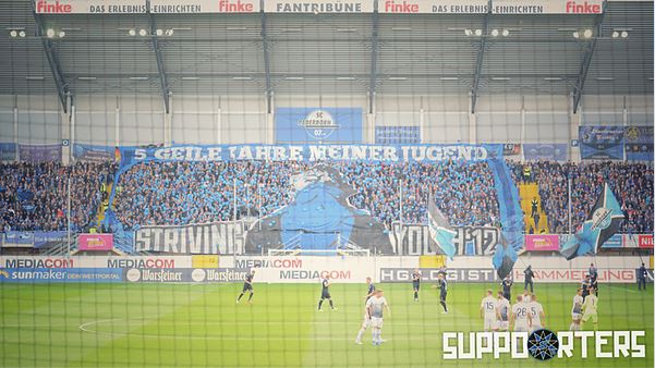Paderborn Choreo gegen Münster