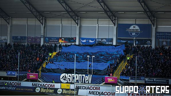 Paderborn Choreo gegen Würzburg