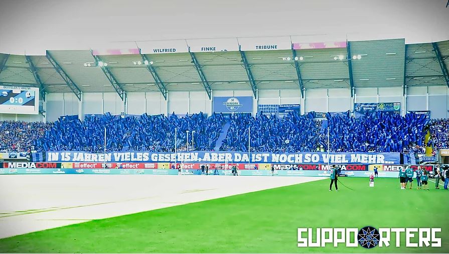 Paderborn Choreo gegen Freiburg - SC Paderborn 07 | Choreo - Bild 2
