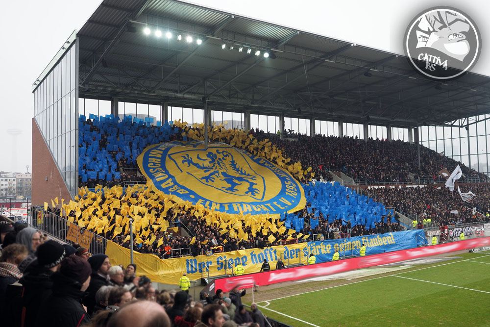 Braunschweig Choreo auf St. Pauli - Eintracht Braunschweig | Choreo