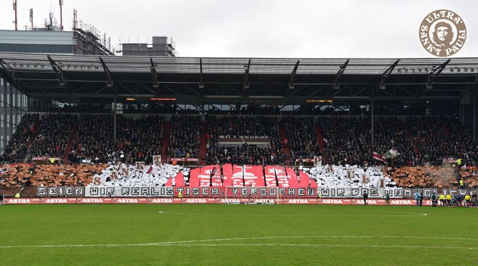 St. Pauli Choreo gegen den FSV Frankfurt - FC St. Pauli e.V. | Choreo