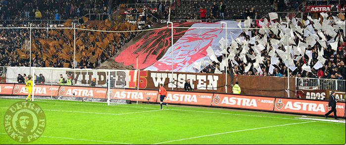 St. Pauli Choreo gegen Karlsruhe - FC St. Pauli e.V. | Choreo