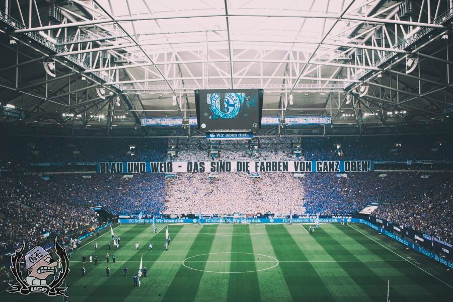 Schalke Choreo gegen Dortmund - FC Schalke 04 e.V. | Choreo