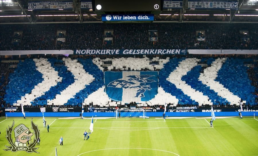 Schalke Choreo gegen Hannover - FC Schalke 04 e.V. | Choreo