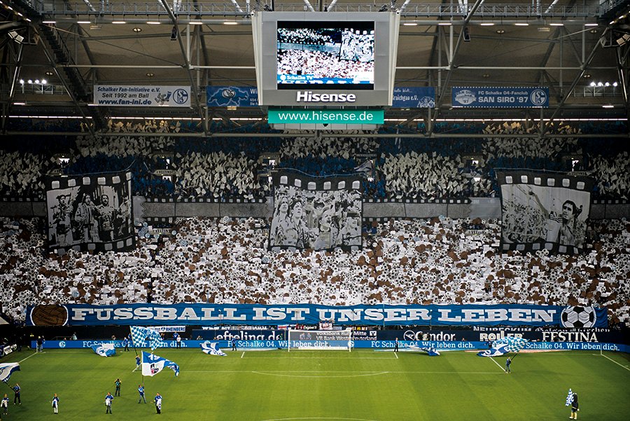 Schalke Choreo gegen München - FC Schalke 04 e.V. | Choreo