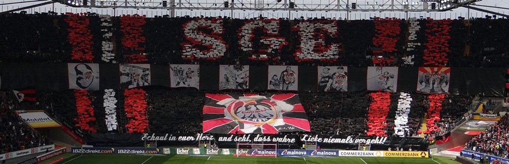 Frankfurt Choreo gegen Aue - Eintracht Frankfurt | Choreo