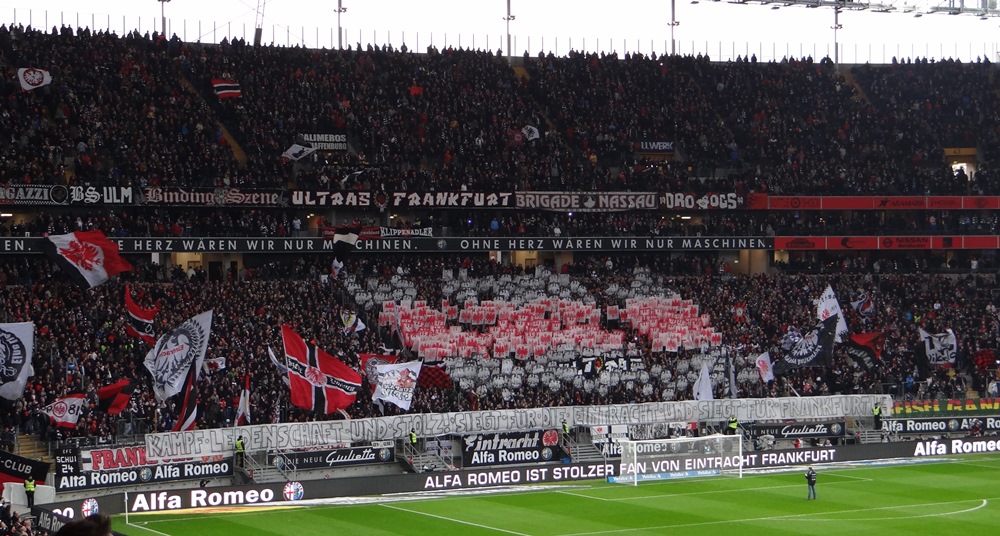 Frankfurt Choreo gegen Schalke - Eintracht Frankfurt | Choreo