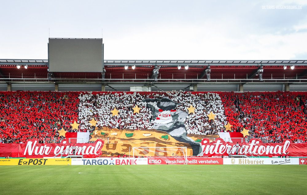 Regensburg Choreo gegen Hertha - SSV Jahn Regensburg | Choreo