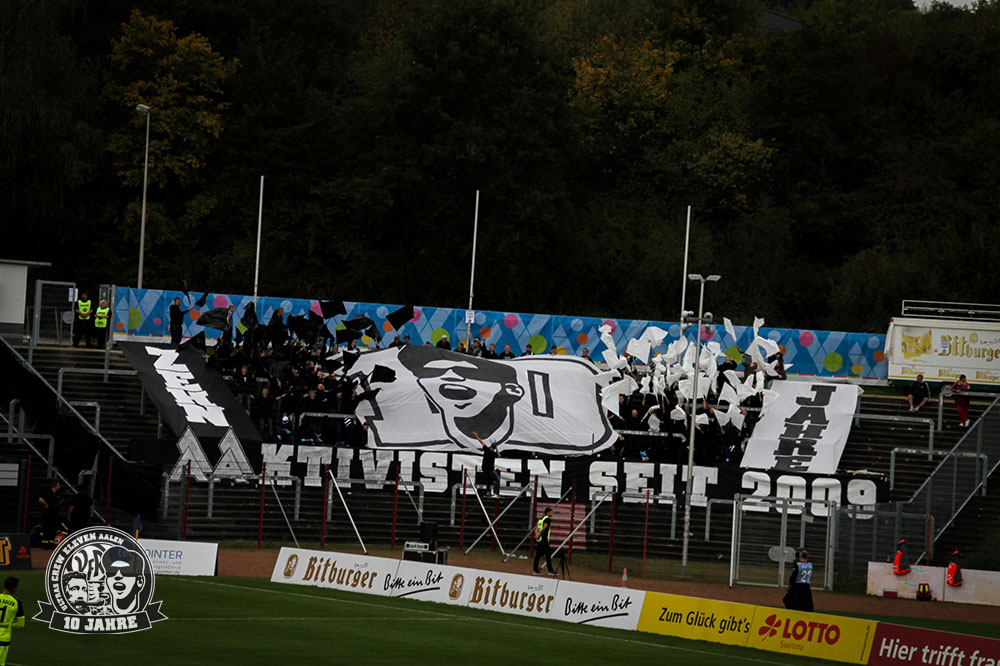 Choreo zu 10 Jahren Crew Eleven - VfR Aalen | Choreo
