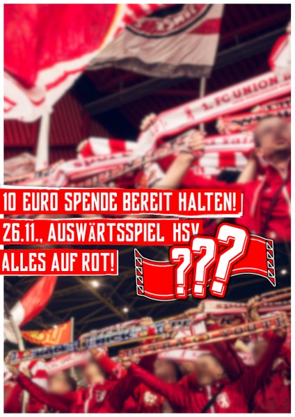 "Alles auf Rot!" - 1. FC Union Berlin e.V. | Ankündigung