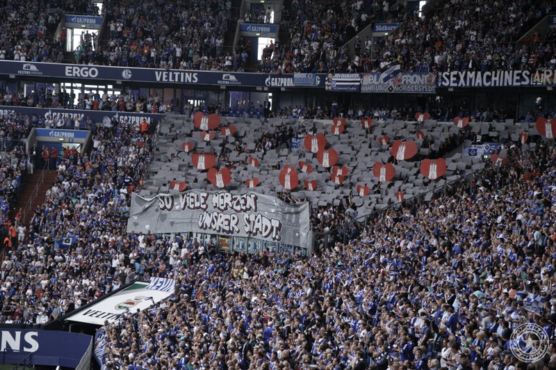 Hamburg Choreo auf Schalke - Hamburger SV | Choreo - Bild 1