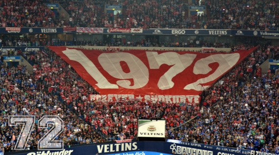 Bayern Choreo auf Schalke
