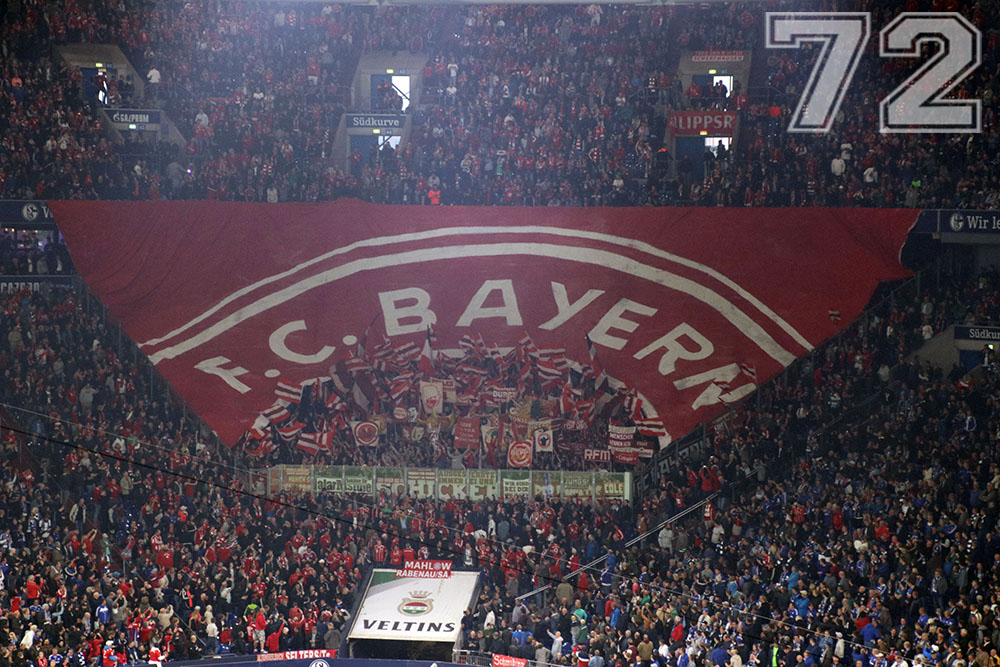 Bayern Choreo auf Schalke - Bayern München | Choreo