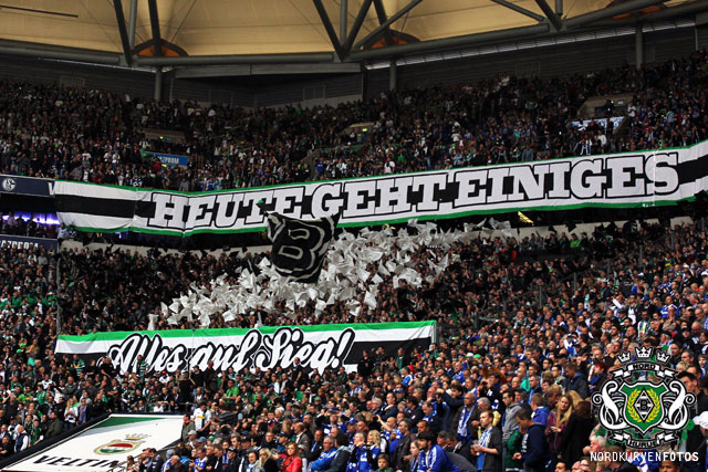 Gladbach Choreo auf Schalke