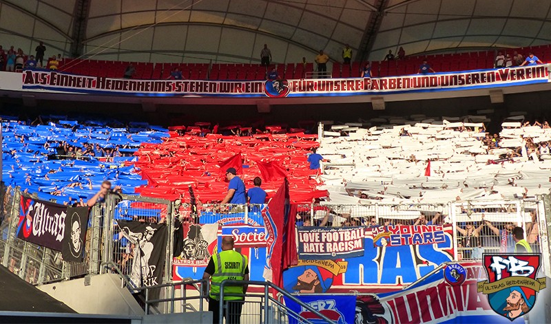 Heidenheim Choreo in Stuttgart - 1. FC Heidenheim 1846 e.V. | Choreo