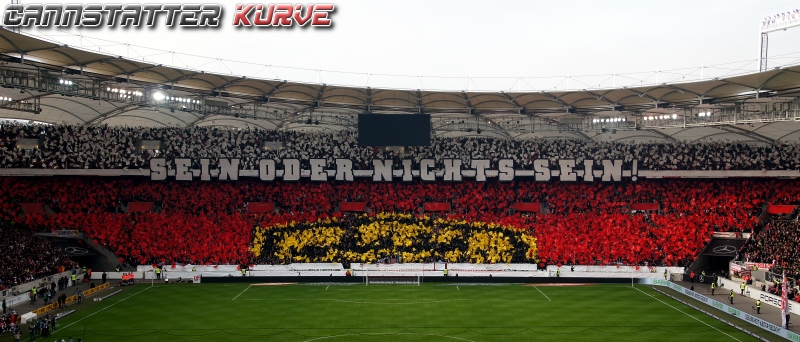 Stuttgart Choreo gegen Karlsruhe - VfB Stuttgart | Choreo - Bild 1