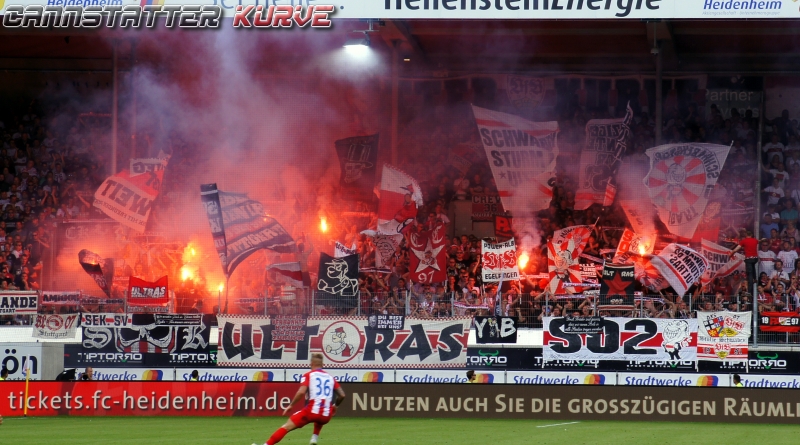 Stuttgarter Pyro-Shows in Heidenheim - VfB Stuttgart | Pyroshow - Bild 1