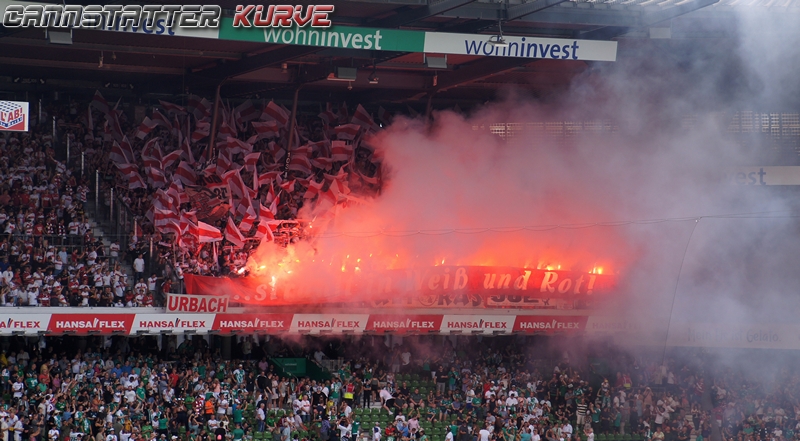 Stuttgart zündet in Bremen - VfB Stuttgart | Pyroshow