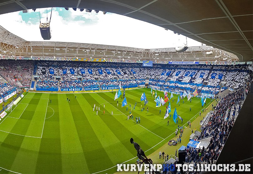 Hoffenheim Choreo gegen Augsburg - TSG 1899 Hoffenheim | Choreo