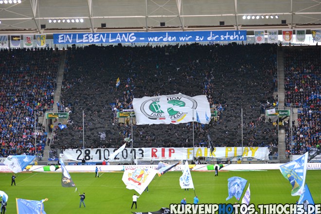 Hoffenheim Choreo gegen Bayern - TSG 1899 Hoffenheim | Choreo