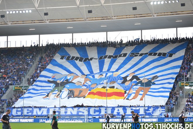 Hoffenheim Choreo gegen Frankfurt - TSG 1899 Hoffenheim | Choreo