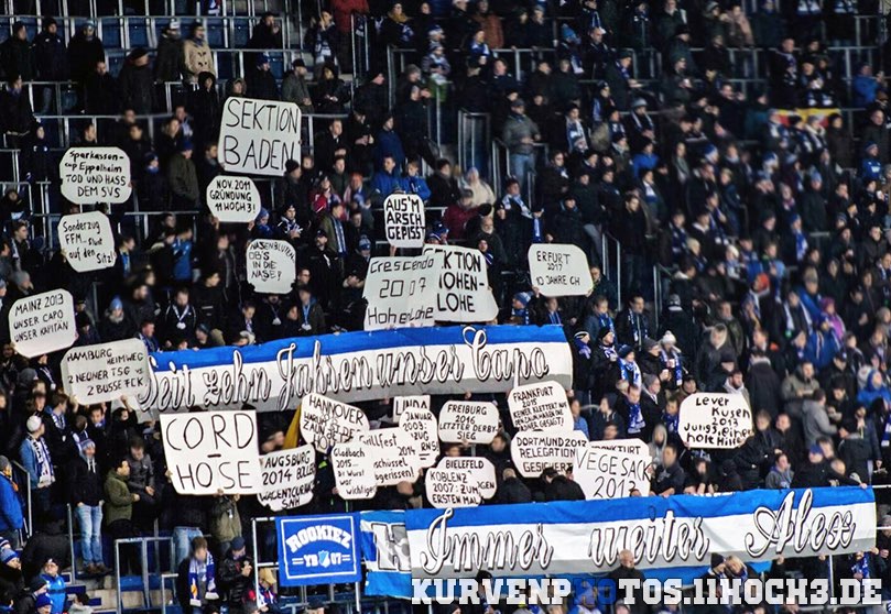 Hoffenheim Choreo gegen Stuttgart - TSG 1899 Hoffenheim | Choreo