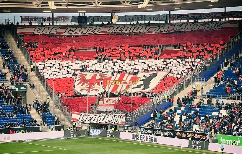 Union Berlin Choreo in Sinsheim - 1. FC Union Berlin e.V. | Choreo