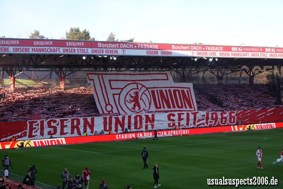 Union Berlin Choreo gegen Darmstadt - 1. FC Union Berlin e.V. | Choreo