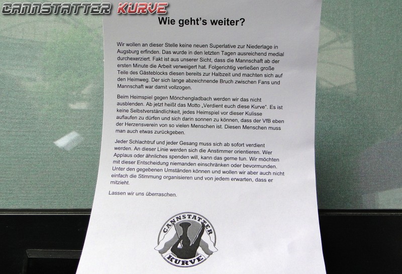 "Verdient euch diese Kurve" - VfB Stuttgart | Rückblick - Bild 2