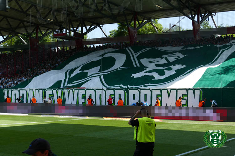 Bremen Choreo bei Union Berlin - Werder Bremen | Choreo