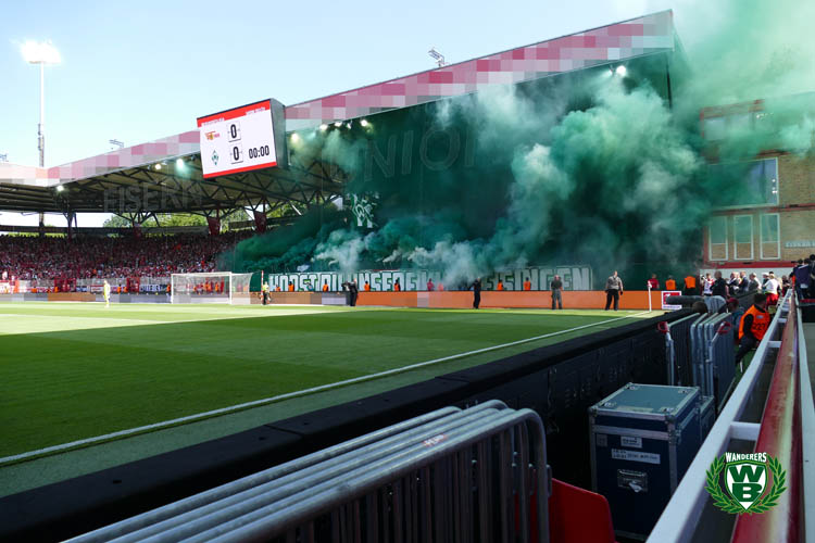 Bremen zündet bei Union Berlin - Werder Bremen | Pyroshow