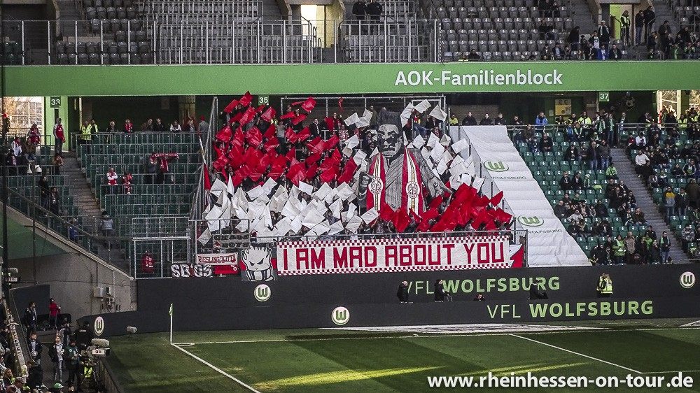 Mainz Choreo in Wolfsburg - 1. FSV Mainz 05 e.V. | Choreo