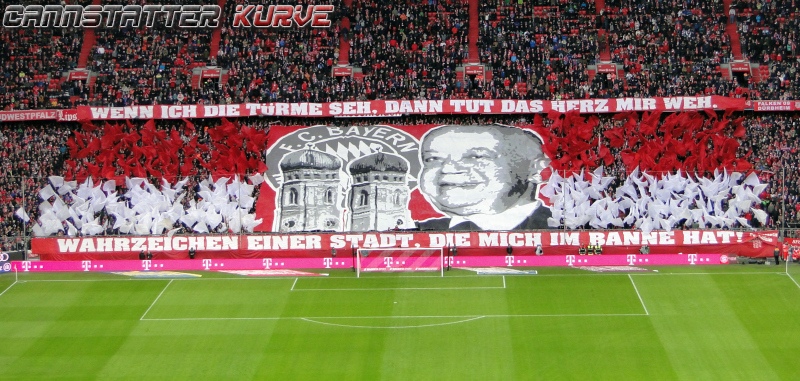 Choreo der Südkurve München - Bayern München | Choreo