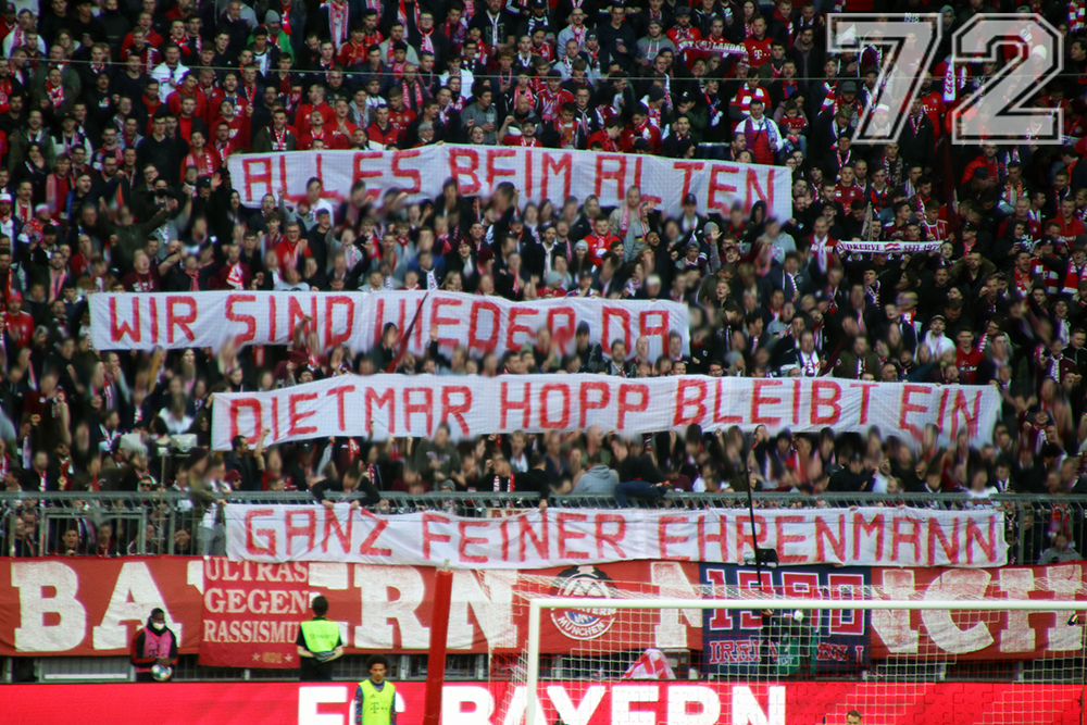 Bayern-Spruchbänder gegen Hoffenheim - Bayern München | Spruchband
