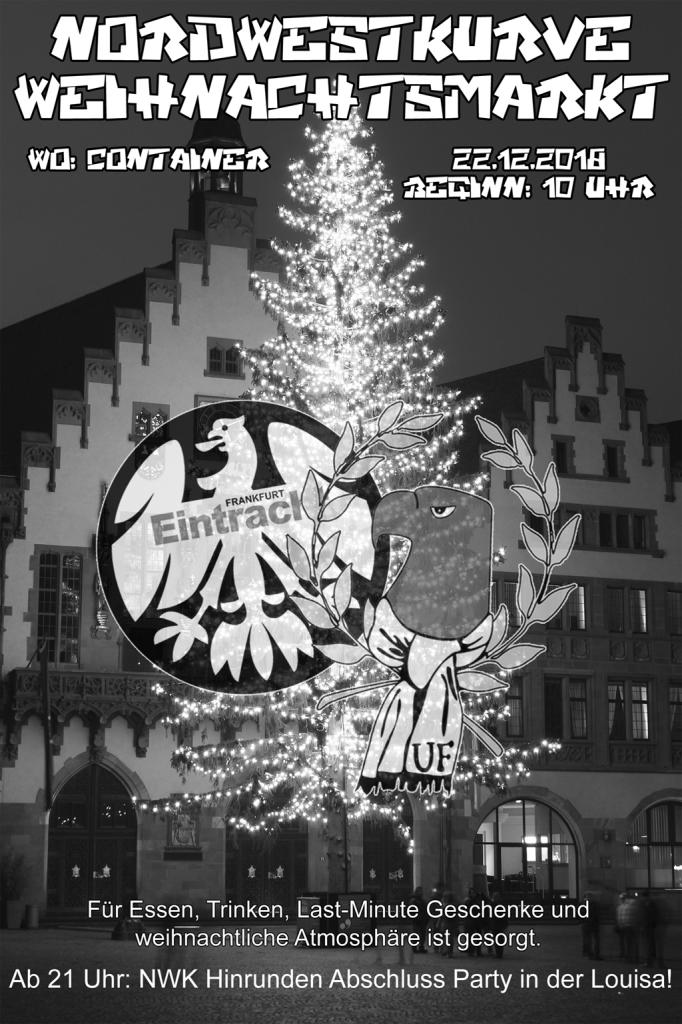 Nordwestkurven Weihnachtsmarkt - Eintracht Frankfurt | Ankündigung